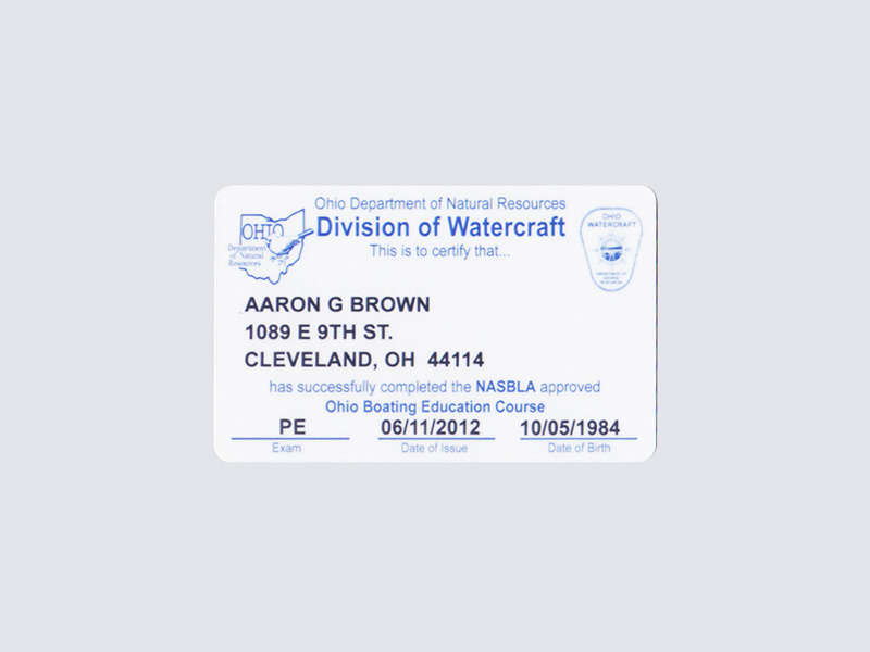 Boating license